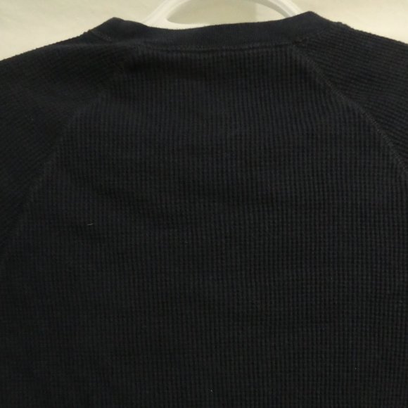 OLD NAVY | medium 7/8 | Long Sleeve Navy Blue Waffle Knit Crew Neck Shirt | NWOT - Picture 11 of 15